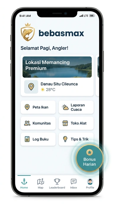 Tampilan antarmuka bebasmax yang menarik dan informatif.